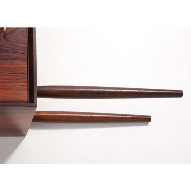 Rosewood Vitrine Svante Skoch Seffle Möbelfabrik Sweden 1960s For Sale - Image 14 of 17