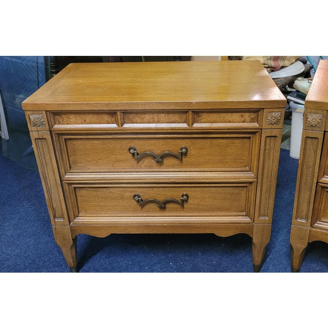 Pair 1950s Continental Style Nightstands or End Tables For Sale - Image 11 of 17