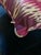 Pair of 20" Custom Pillows in Schumacher Bukhara Ikat Fuchsia, Pattern 176082 For Sale - Image 9 of 18