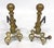 Antique Georgian Style Brass Ball-Top Andirons—A Pair For Sale In New York - Image 6 of 8