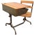 1950s Industrial Child's School Desk For Sale - Image 11 of 11