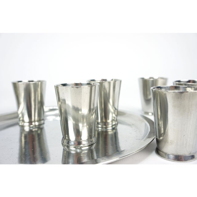 Bauhaus Liqueur Set by Karl Raichle, 1930s For Sale - Image 4 of 17