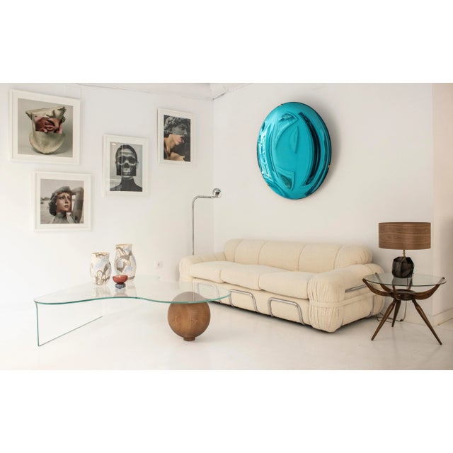 Mid-Century Modern Dark Grey Murano Table Lamp, Italy, 1950s For Sale - Image 6 of 7