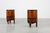 Art Deco Walnut and Marble Nightstands, Italy, 1920s, Set of 2 For Sale - Image 4 of 18
