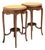 Vintage Louis XV Stone Top Side Tables - A Pair For Sale
