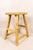 Vintage Rustic Stool in Elm For Sale - Image 5 of 5