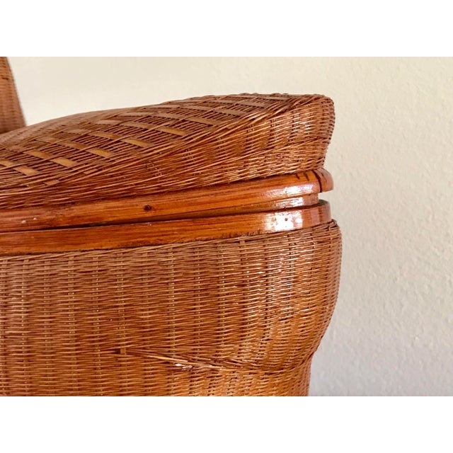 Mid-Century Shanghai Collection Wicker Hen For Sale In Palm Springs - Image 6 of 13