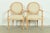 Baker Furniture French Regency Louis XVI Cream and Pink Lacquered Armchairs, Pair For Sale - Image 15 of 15