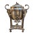 Antique 19th-Century Egyptian Revival Silver-Plated Samovar With Sphinx Finial For Sale