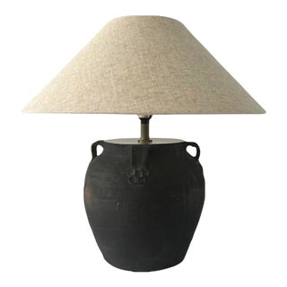 Vintage Water Pot Table Lamp For Sale