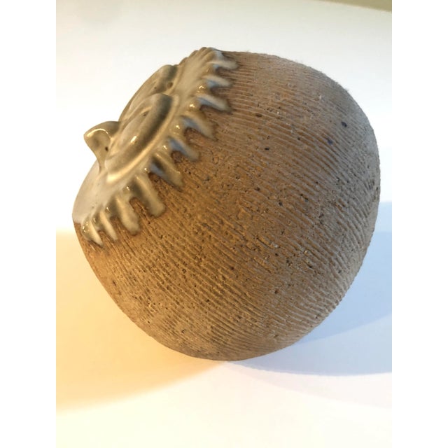 Mid-Century Modern MCM Ceramic Stoneware Owl Pottery Figurine For Sale - Image 3 of 4