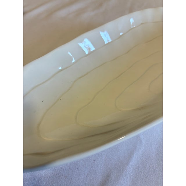 Vintage Este Ceramiche Italy Sculptural White Oyster Dish For Sale In Oklahoma City - Image 6 of 11