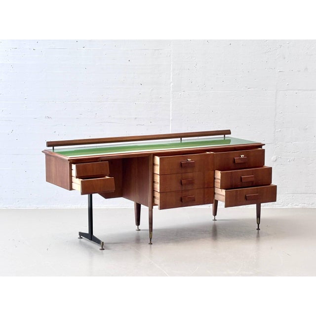 Vintage Italian Sideboard with Mirror, 1960s For Sale - Image 6 of 17