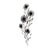 Metal 1960’s Curtis Jere Pom Pom Floral / Sea Urchin Elongated Wall Sculpture For Sale - Image 7 of 10