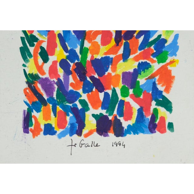 Françoise Galle, Chromatic Rhythms, Pastel For Sale - Image 6 of 8