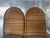 Vintage Wicker Dining Chairs With Tall Arched Backs, a Pair For Sale - Image 9 of 9
