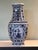 Late 20th Century Large 18" Chinese Blue & White Hexagonal Porcelain Vase Bird Floral Qianlong Mark For Sale - Image 6 of 8