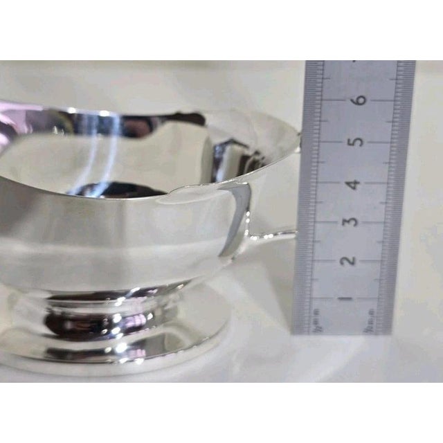 Art Deco Sterling Silver Sauce Boat from Cooper Brothers & Sons, 1936 For Sale - Image 10 of 12