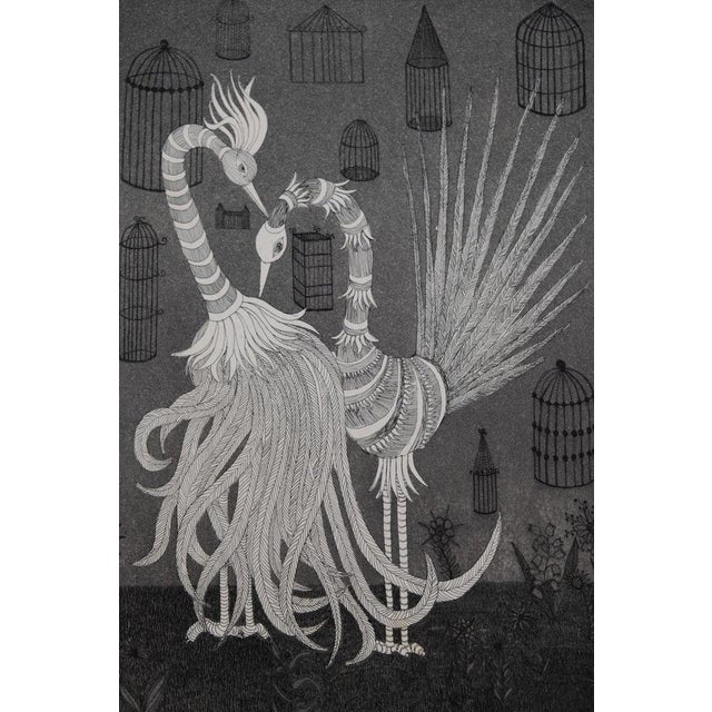 Anne PARISOT-BAILLE (1930) Bridal Parade Original engraving Signed in pencil Limited edition of 20 copies (this is number...