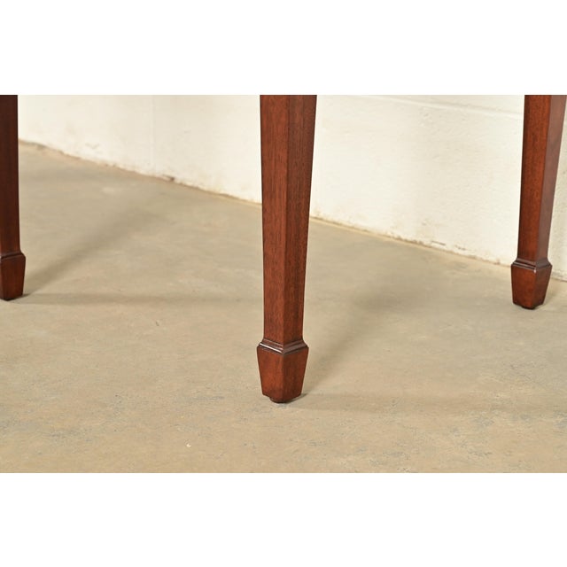 Kindel Furniture Federal Inlaid Mahogany Sideboard Credenza, Newly Refinished For Sale - Image 13 of 17