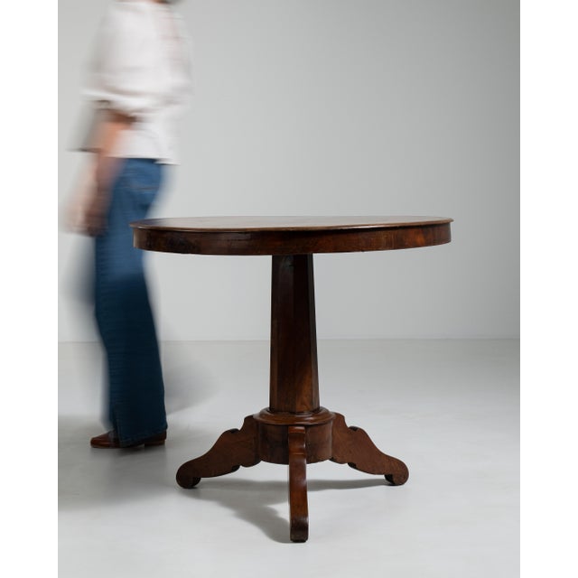 Eclectic Round Side Table, Antique, France, Early 20th Century For Sale - Image 11 of 18