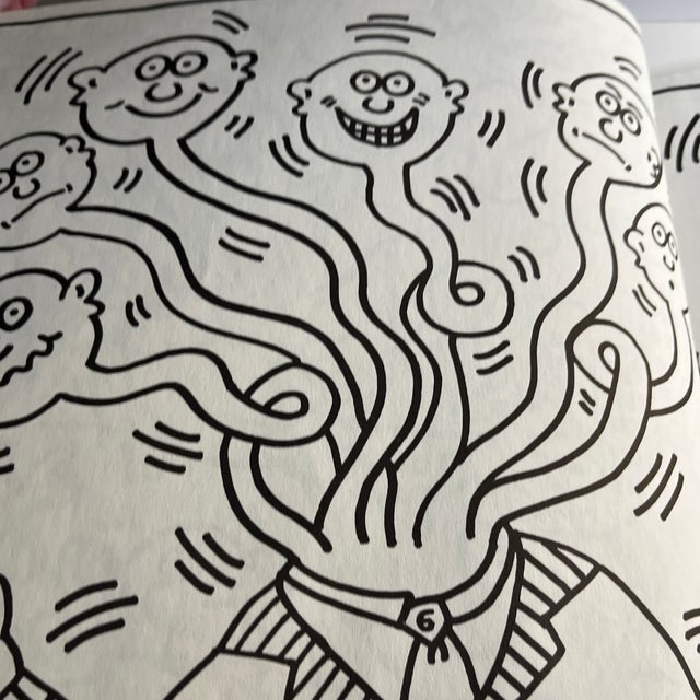 1992 Keith Haring Coloring Book For Sale - Image 9 of 9
