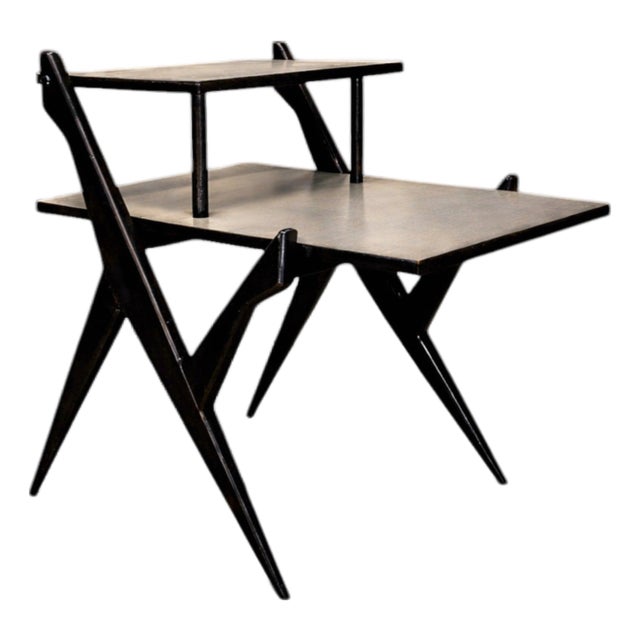Side Table in Pau Marfim Hardwood & Formica, Unknown, 1950s For Sale