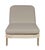 Wood Eclipse Outdoor Solid Teak Wood Natural Look Sun Lounger - Grey Fabric For Sale - Image 7 of 11