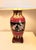 1980s Wescal Lamp Company Burgandy and Black Chinoiserie Table Lamps Set of Two W/ Imperial Pagoda Shades For Sale - Image 4 of 17