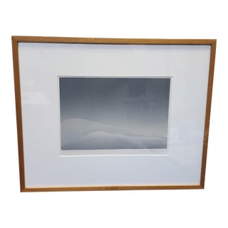1977 Irmgard Parth Signed Limited Edition Color Woodcut - "Winter" For Sale