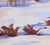 Alonge by Hadley Rampton | Oil on Canvas Landscape with snow and sparse vegetation For Sale - Image 4 of 4