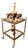 Vintage Art Deco French Serving Trolley with Removable Tray, 1950s For Sale