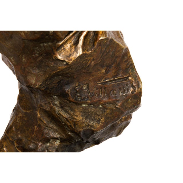 Emmanuel Villanis Bronze Sculpture Bust of Thais For Sale - Image 10 of 17