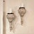 French 1950s Pair of Neoclassical Wooden Candle Holders - Sconces For Sale - Image 3 of 10