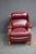 Hancock & Moore Hancock & Moore Burgundy Leather Wingback Recliner Lounge Chair For Sale - Image 4 of 14