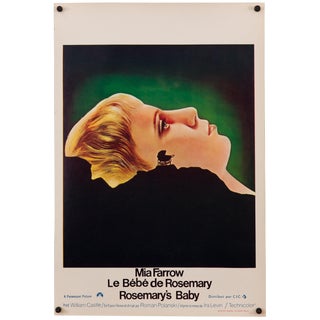 Vintage Belgian "Rosemary's Baby" Film Poster For Sale