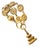 70s Chanel Bracelet Seal Charm Double C CC Gold Plated Logo Coco Vintage For Sale In Los Angeles - Image 6 of 17