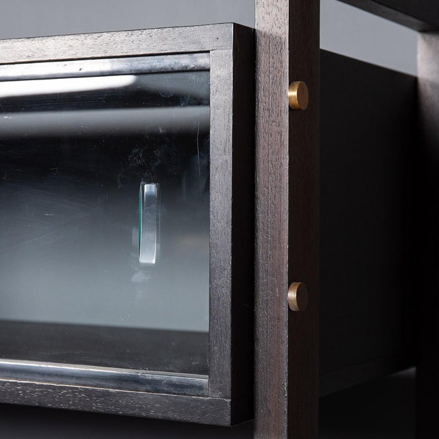 Black Italian Ebonised Open-Back Shelving Units, 1970s, Set of 2 For Sale - Image 8 of 18