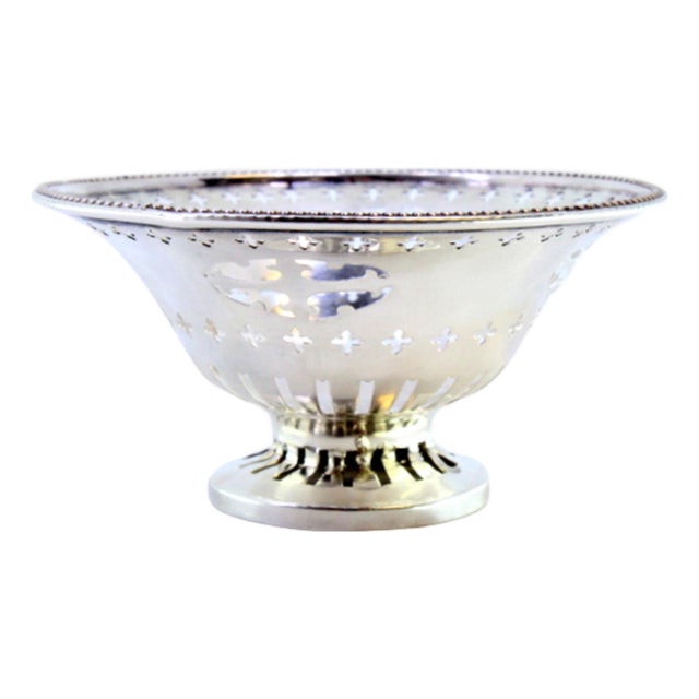 Silver Cup with Pearly Cutouts and Friezes For Sale