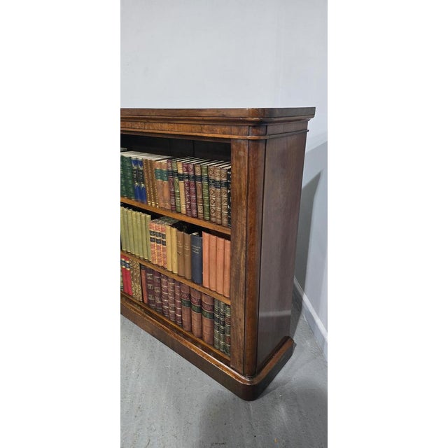 Mahogany Victorian Open Adjustable Library Bookcase For Sale - Image 10 of 12
