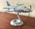 Mid 20th Century Art Deco Futuristic Prototype Chrome Plane Model Sculpture on Stand For Sale - Image 9 of 9