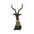 1970s Vintage Bronze Reclining Deer Statue, 1970s For Sale - Image 5 of 13
