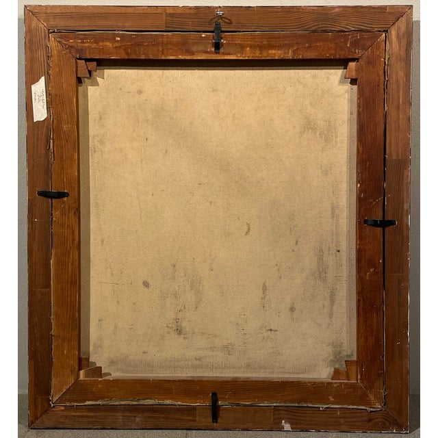 Follower of Jan Vermeer d'Utrecht, Genre Scene, 1750, Oil on Canvas, Framed For Sale - Image 10 of 12