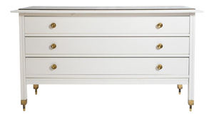 Vintage White Lacquered Chest of Drawers by Carlo De Carli, 1960s