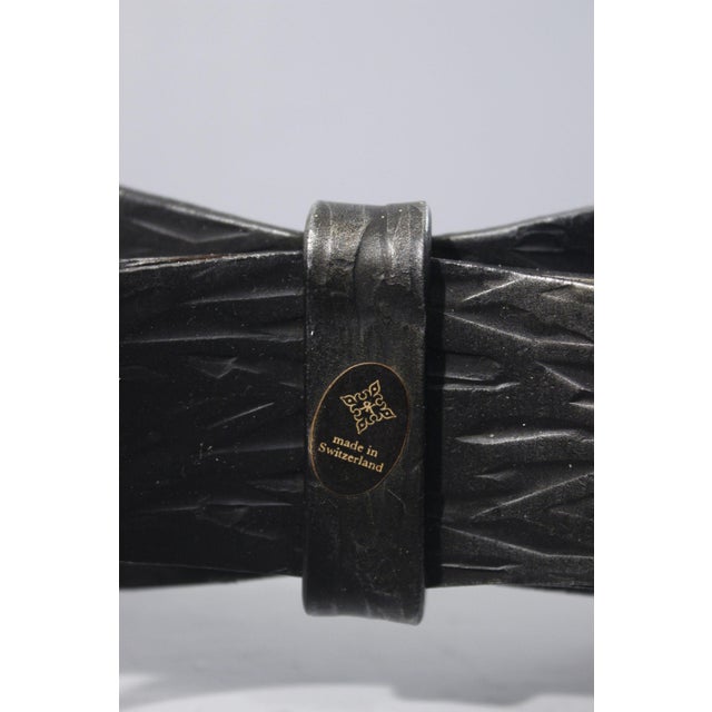 Brutalist Candelabra in Wrought Iron from RK Design, Switzerland, 1970s For Sale - Image 7 of 11