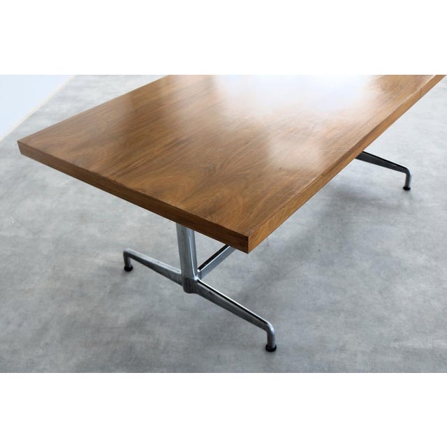 Vintage Industrial Conference Table, 1960s For Sale - Image 9 of 13