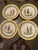 Charming mid-century collection of authentic, hand-painted Henriot Quimper faience pottery dinnerware, orginally acquired...