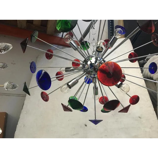 Italian Murano Glass Sputnik Pendant Light from Simoeng For Sale - Image 10 of 12