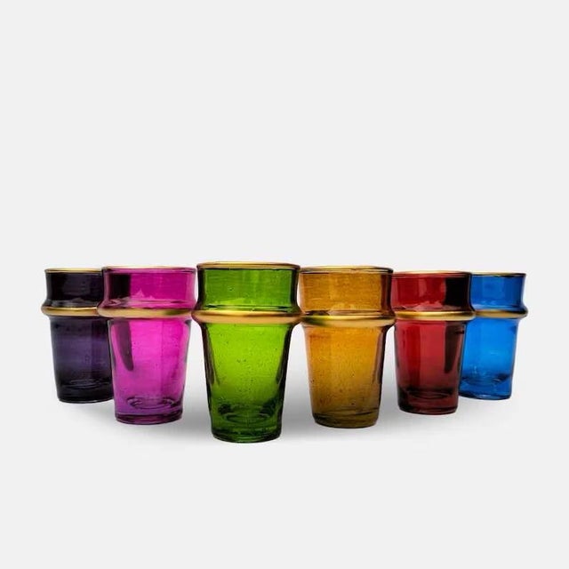 Set of 6 Moroccan Tea Cups Chairish