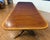 Traditional Multi-Banded Mahogany Dining Table by Leighton Hall - Showroom Sample For Sale - Image 10 of 18